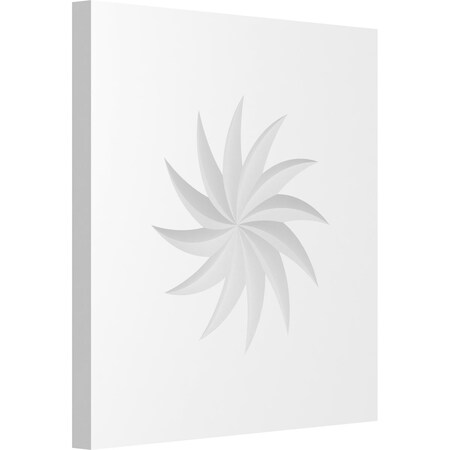 Ekena Millwork Standard Sedgwick Spiral Rosette With Square Edge, 8"W x 8"H x 1/2"P ROSP080X080X050SDG12
